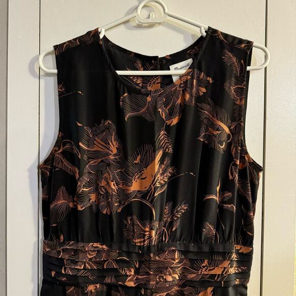 MADEWELL x No. 6 Isabella Jumpsuit Floral Silk Wide Leg Size 8 - Picture 5 of 11